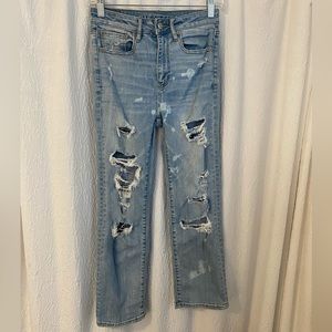 American Eagle Slim Straight Crop